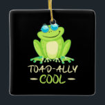 Ornamento De Cerâmica Sapo totalmente Legal<br><div class="desc">Sapo totalmente Legal</div>