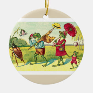 Ornamento De Cerâmica Sapo Vintage n.o 2