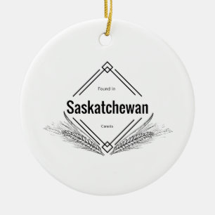 Ornamento De Cerâmica Saskatchewan - encontrada em Saskatchewan