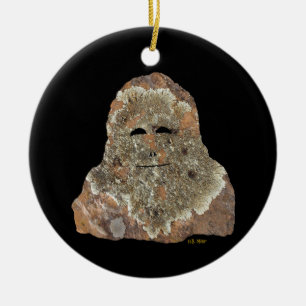Ornamento De Cerâmica Sasquatch Rock Art