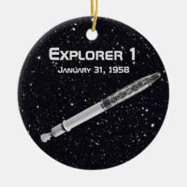 Ornamento De Cerâmica Satélite do Explorer 1