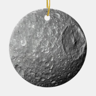 Ornamento De Cerâmica Saturn Moon Mimas