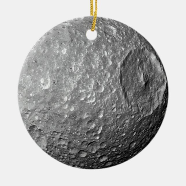 Ornamento De Cerâmica Saturn Moon Mimas (Frente)