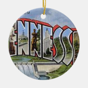 Ornamento De Cerâmica Saudações Do Tennessee