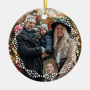 Ornamento De Cerâmica Scandinavian Folk Dala Horse Christmas