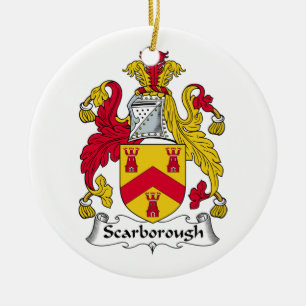 Ornamento De Cerâmica Scarborough Family Crest