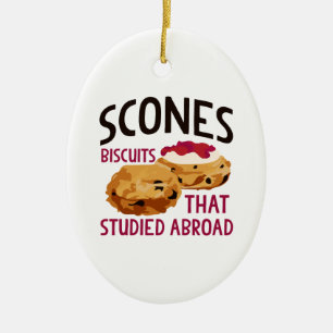 Ornamento De Cerâmica Scones