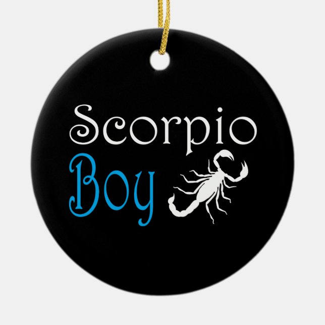Ornamento De Cerâmica Scorpio (Frente)