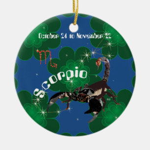 Ornamento De Cerâmica Scorpio October 24 to novembros 22 alfaia