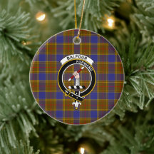 Scottish Clan Balfour Modern Tartan e Crest