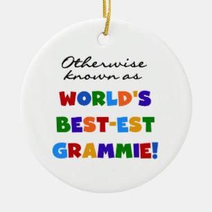 Ornamento De Cerâmica Se não sabido como t-shirt do Melhor-est Grammie