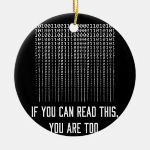 Ornamento De Cerâmica Se Puder Ler Isto, Você Está Muito Computador