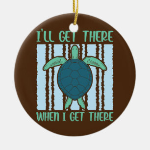 Ornamento De Cerâmica Se uma tartaruga perder sua carapaça é um mar sem 