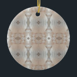 Ornamento De Cerâmica Sea Shels Love, Romântica Exótica Bridal Tropical<br><div class="desc">Sea Shels Love,  Romântico - Padrão Tropical Bridal</div>