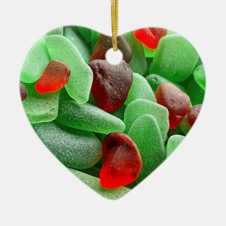 Ornamento De Cerâmica Seaglass Holiday Ornament