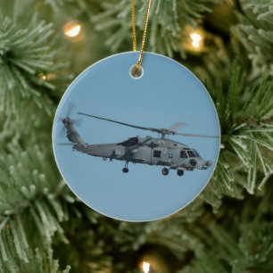 Ornamento De Cerâmica Seahawk MH-60R