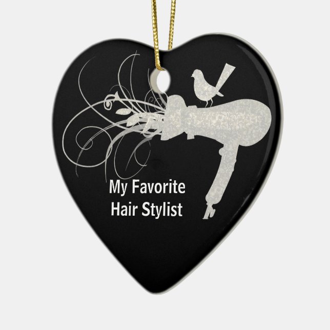 Ornamento De Cerâmica Secador de cabelo bonito de luxe do salão de (Esquerda)