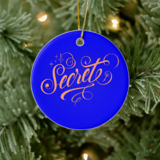 Ornamento De Cerâmica Secret -