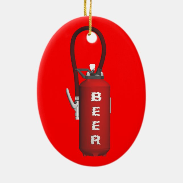 Ornamento De Cerâmica Sede Quencher Beer (Verso)
