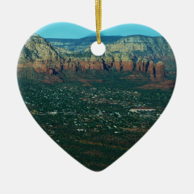 Ornamento De Cerâmica Sedona e Pote de café de cima (Frente)