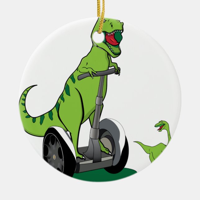 Ornamento De Cerâmica Segwayasaurus (Frente)