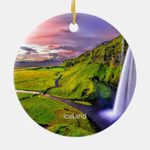 Ornamento De Cerâmica Seljalandfoss, Islândia