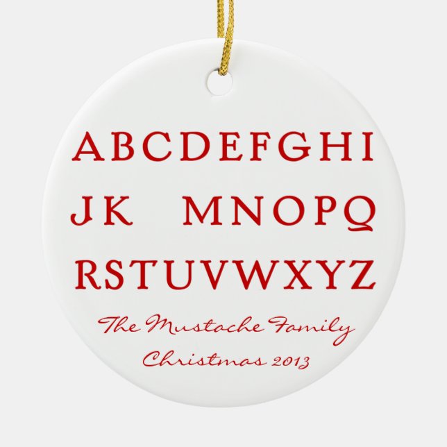 Ornamento De Cerâmica Sem L (Frente)