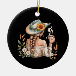 Ornamento De Cerâmica Sem nascer, mas agora sou um país carinhoso