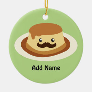 Ornamento De Cerâmica Senhor Flan