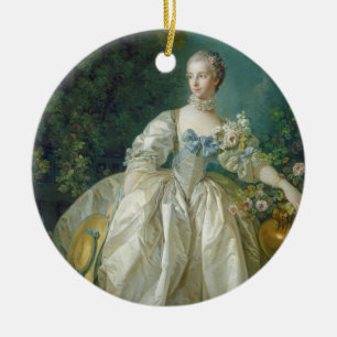 Ornamento De Cerâmica Senhora Bergeret, C. 1766 (óleo em canvas)