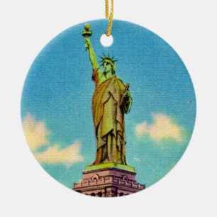 Ornamento De Cerâmica Senhora Liberdade