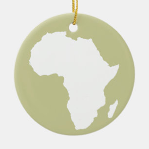 Ornamento De Cerâmica Serengeti África audaciosa