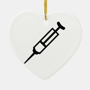 Ornamento De Cerâmica Seringa para injetáveis