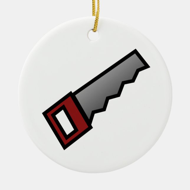 Ornamento De Cerâmica Serrote (Frente)