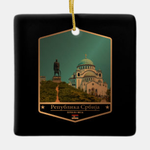 Ornamento De Cerâmica Sérvia