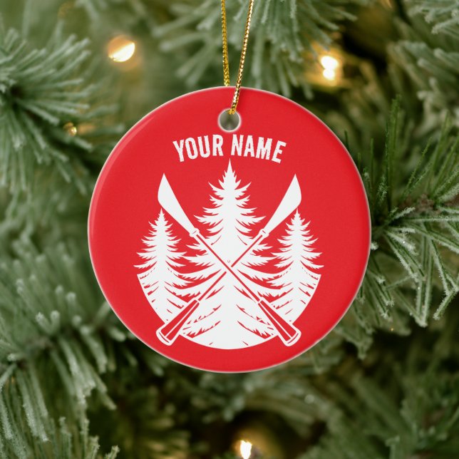 Ornamento De Cerâmica Seu nome é Custom Sup Girl (Árvore)