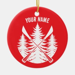 Ornamento De Cerâmica Seu nome é Custom Sup Girl