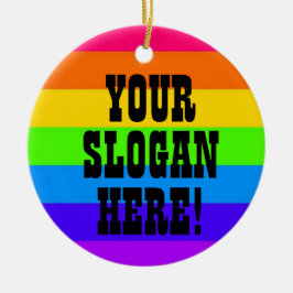 ORNAMENTO DE CERÂMICA SEU SLOGAN AQUI!
