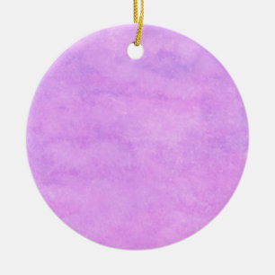 Ornamento De Cerâmica seu texto cor-de-rosa púrpura no fundo