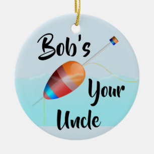 Ornamento De Cerâmica Seu tio de Bob