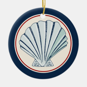 Ornamento De Cerâmica Shell