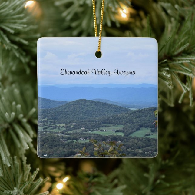 Ornamento De Cerâmica Shenandoah Valley Virginia Ornament (Árvore)