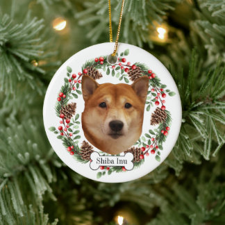Ornamento De Cerâmica shiba inu