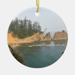 Ornamento De Cerâmica Shores Acres State Park, Costa do Oregon