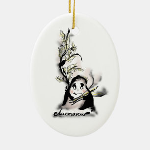 Ornamento De Cerâmica Shy Sr. Leaf
