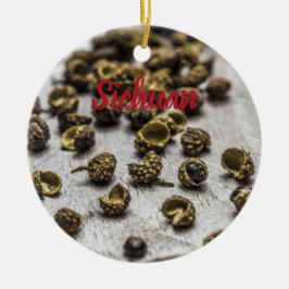 Ornamento De Cerâmica Sichuan Pepper Chinês Cuisine