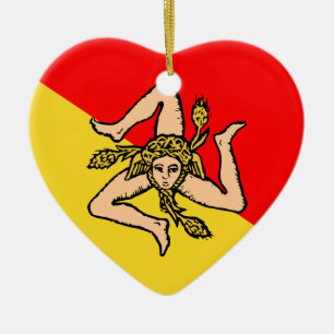 Ornamento De Cerâmica Siciliano, Italia