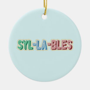 Ornamento De Cerâmica Sílabas topográficas