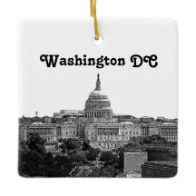 Silhueta de Washington Gravada