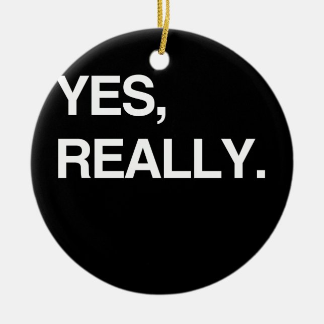 ORNAMENTO DE CERÂMICA SIM, REALMENTE (Frente)